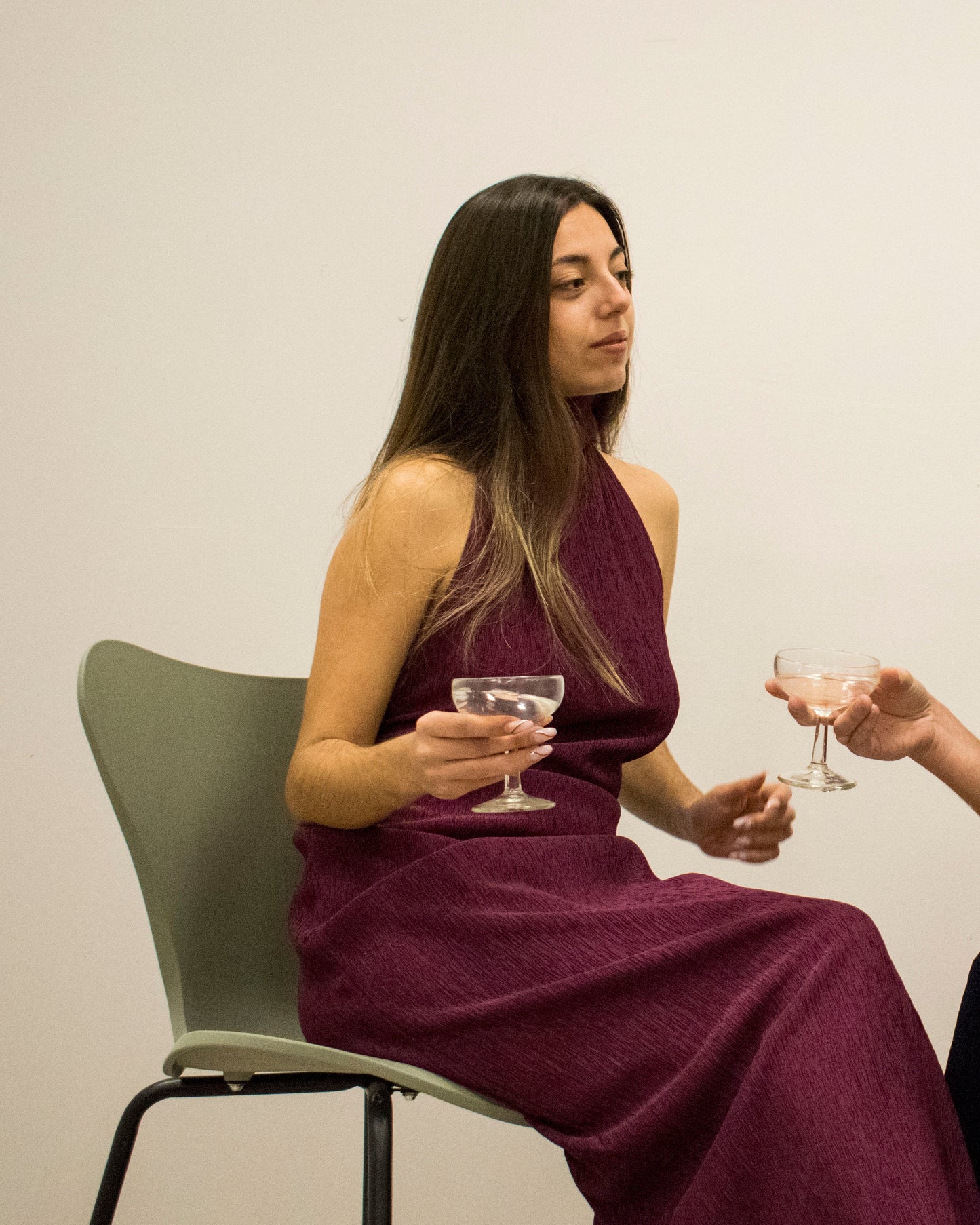 vestido atenea - rubí